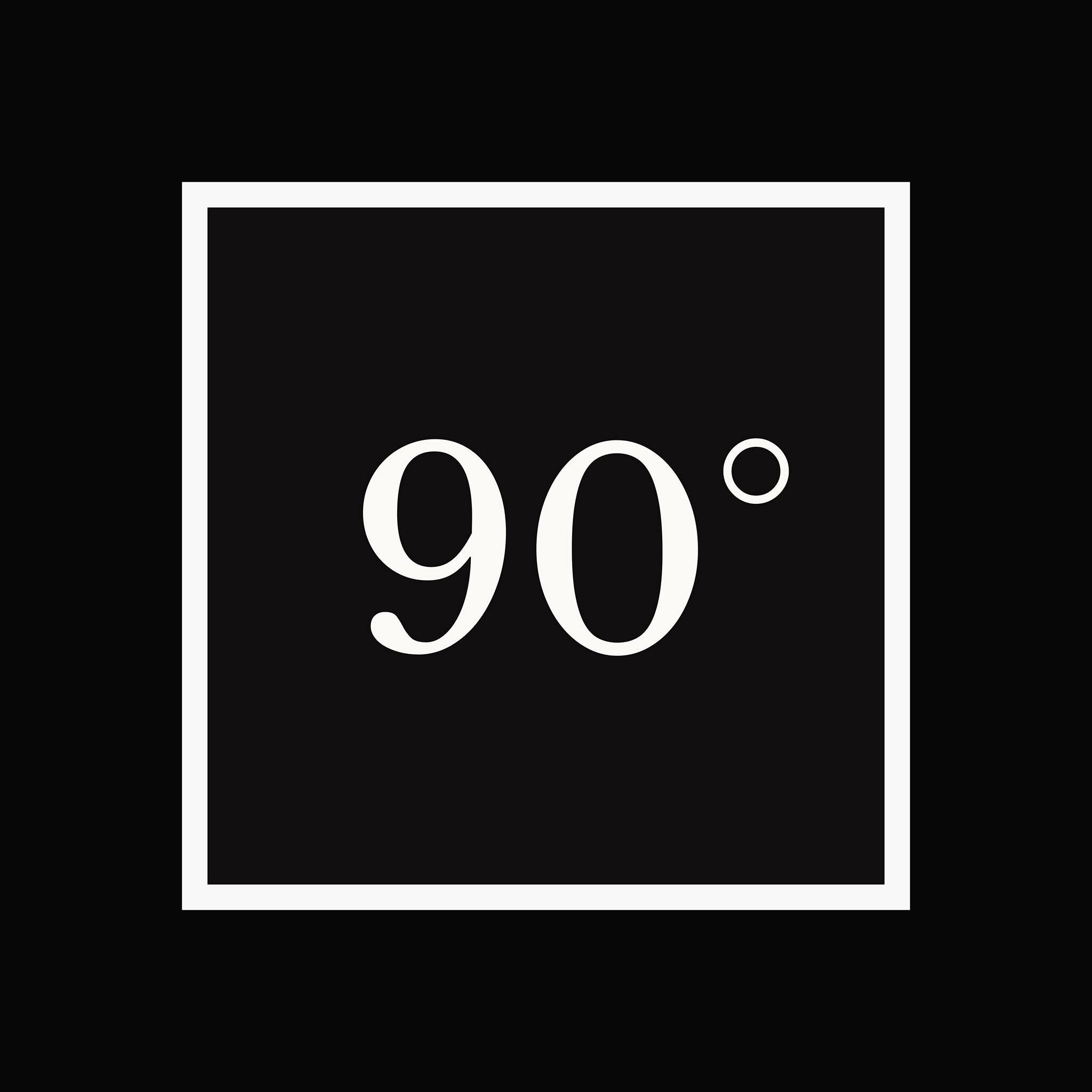 90° logo