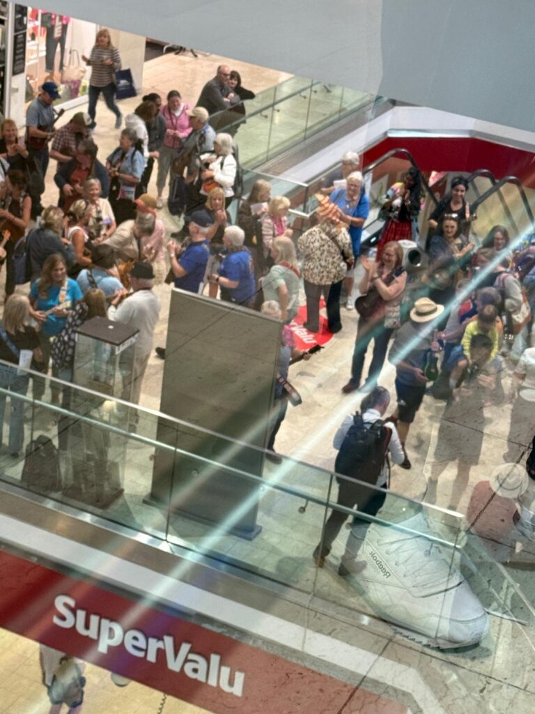 The Ukulele Hooley Flashmob here in Dún Laoghaire Centre - Post Image